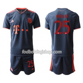 FC Bayern München MULLER 25 Børn 3. Fodboldsæt 2019-20 S/S (+ Korte bukser)